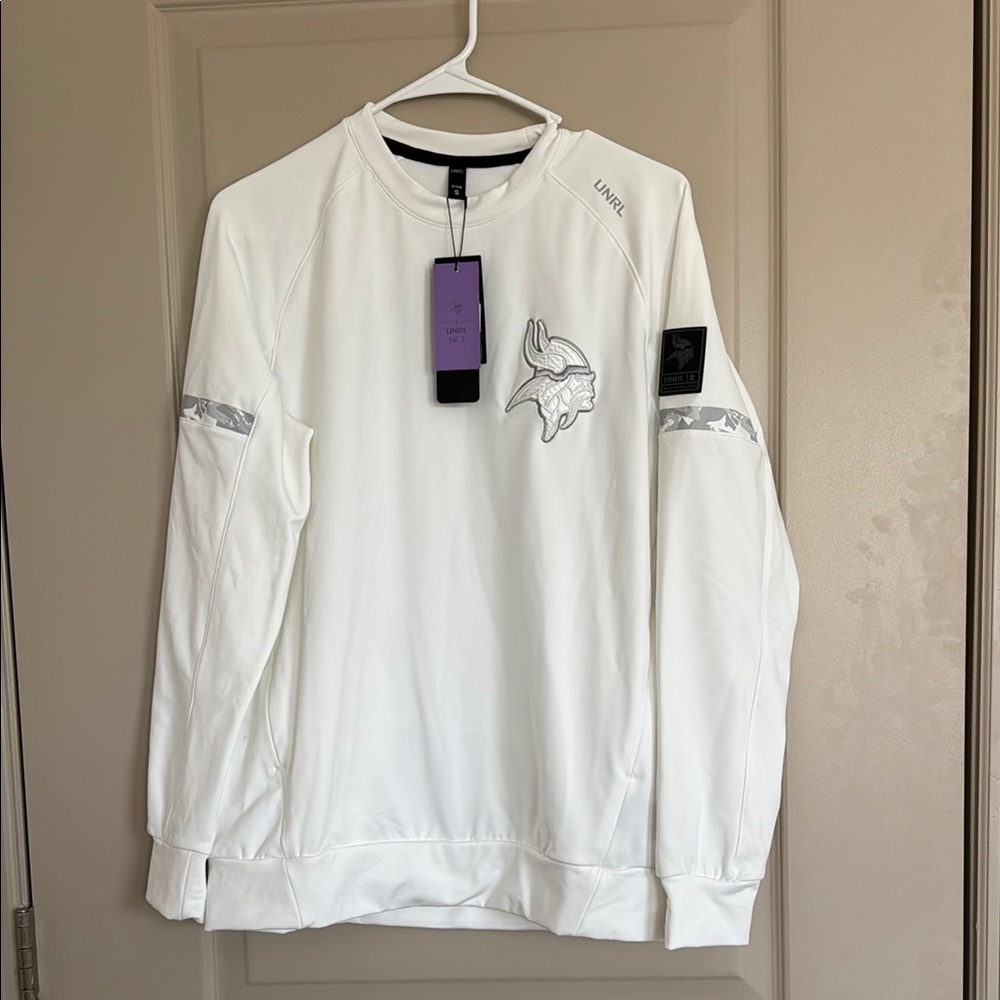 White Out UNRL Vikings Sweatshirt